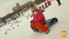 Туристический коврик на зимней прогулке. Доброе утро. Фрагмент выпуска от 17.02.2017