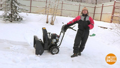 Дмитрий Талабуев и снегоуборщик. Доброе утро. Фрагмент выпуска от 06.02.2018