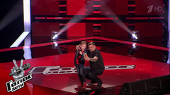 Мечты сбываются: участник зачитал рэп Басте. Голос.Дети-5. Слепое прослушивание. Фрагмент выпуска от 16.02.2018