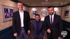 Леонид Барац и Михаил Прохоров предостерегают от курения. Пролог. Вечерний Ургант. Фрагмент выпуска от 26.02.2018