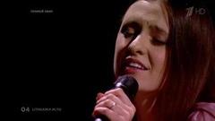Leva Zasimauskaite — «When We`re Old». Литва. Финал. Евровидение 2018. Фрагмент выступления от 12.05.2018