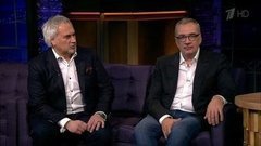 Композитор Константин Меладзе и певец Валерий Меладзе. Вечерний Ургант. Фрагмент выпуска от 28.10.2015
