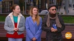 Митя Хрусталев, Лика Каширина, Мария Крылова. Доброе утро. Фрагмент выпуска от 12.10.2018