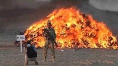 В мире. Сожгли наркотики. Доброе утро. Фрагмент выпуска от 30.10.2015