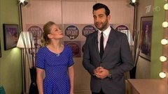 Иван вручает Юлии Пересильд золотое гнездо для ее двух «Золотых орлов». Пролог. Вечерний Ургант. Фрагмент выпуска от 11.02.2016