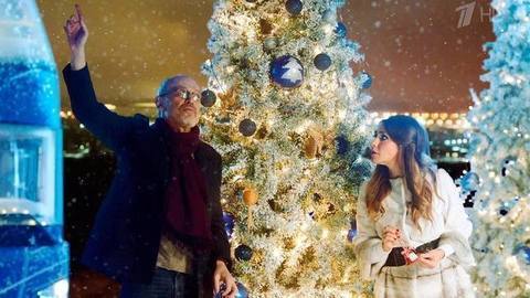 Юлия Барановская и Александр Гордон — «Диалог у новогодней елки». Новогодняя ночь на Первом. Выпуск от 01.01.2018