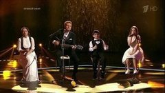 Раяна Асланбекова, Марсель Сабиров, Ева Тимуш и Леонид Агутин. «Музыкант». Голос.Дети-3. Финал. Фрагмент выпуска от 29.04.2016