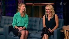 Олимпийские чемпионки по теннису Елена Веснина и Екатирина Макарова. Вечерний Ургант. Фрагмент выпуска от 21.09.2016