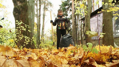 Компост из опавших листьев. Фазенда. Фрагмент выпуска от 23.10.2016