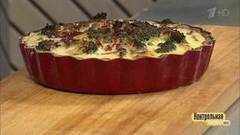 Киш из брокколи и копченого балыка. Контрольная закупка. Фрагмент выпуска от 13.01.2014