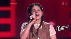 София Мяукина. «Я люблю тiльки тебе». Голос.Дети-4. Слепое прослушивание. Фрагмент выпуска от 22.02.2017