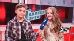 «Это было мое первое выступление, но я сделала его на все сто». Алина Жиганова. Интервью после Слепого прослушивания. Голос.Дети-4