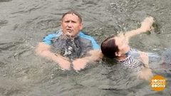 Спасение утопающих — дело рук Дмитрия Талабуева. Доброе утро. Фрагмент выпуска от 31.07.2018