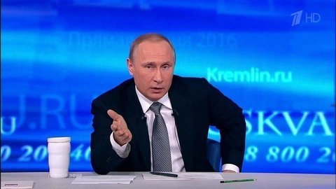 Владимир Путин о ситуации на Украине. Фрагмент Прямой линии от 14.04.2016