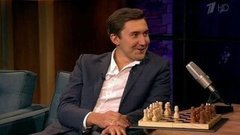 Шахматист Сергей Карякин. Вечерний Ургант. Фрагмент выпуска от 31.03.2016