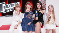 Ксения Пономаренко, Артем Колесников и Юлия Сиринько. Интервью после поединка. Голос.Дети-3