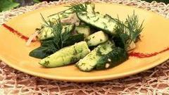 Закуска из огурцов. Доброе утро. Фрагмент выпуска от 08.08.2016