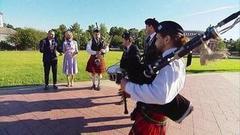 Оркестр «City Pipes». Доброе утро. Фрагмент выпуска от 09.08.2016