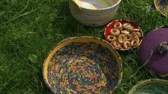 Тарелки из ткани. Фазенда. Фрагмент выпуска от 21.08.2016