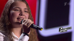 Александра Апраксина. «Mercy». Голос.Дети-4. Слепое прослушивание. Фрагмент выпуска от 03.03.2017