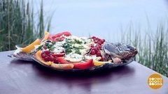 Запекаем сазана. Доброе утро. Фрагмент выпуска от 29.08.2017