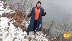 Дмитрий Талабуев и его рыбацкий обогреватель. Доброе утро. Фрагмент выпуска от 30.11.2017