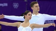 Александр Энберт и Наталья Забияко. Произвольная программа. Командные выступления. Фигурное катание. XXIII Олимпийские зимние игры