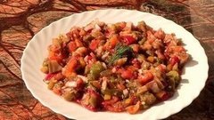 Овощное соте на мангале. Доброе утро. Фрагмент выпуска от 02.10.2015