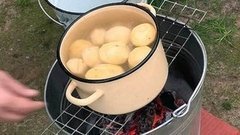 Готовим на природе. Доброе утро. Фрагмент выпуска от 09.10.2015