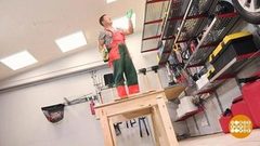 Дмитрий Талабуев лезет под потолок. Доброе утро. Фрагмент выпуска от 30.08.2018