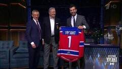 Хоккеисты Игорь Ларионов и Александр Якушев. Вечерний Ургант. Фрагмент выпуска от 06.12.2018