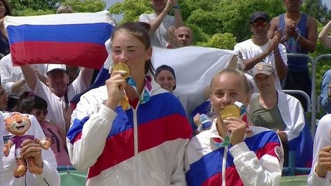 Россия — Италия. Женщины. Финал. Пляжный волейбол. Летние юношеские олимпийские игры 2018