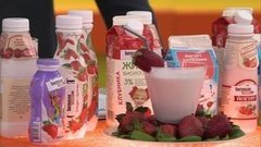 Питьевой клубничный йогурт. Победитель программы. Контрольная закупка. Фрагмент выпуска от 13.05.2016
