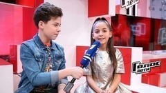 «Я вообще не волновалась, все было классно!» Карина Игнатян. Интервью после Слепого прослушивания. Голос.Дети-4