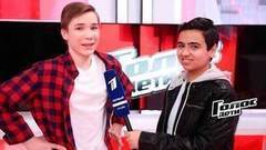 «На сцене горло пересохло, на последней ноте нехорошо вышло». Валерий Сухарев. Интервью после Слепого прослушивания. Голос.Дети-4