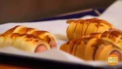 Кулинарный вызов. Сосиска в тесте. Доброе утро. Фрагмент выпуска от 13.11.2017