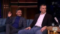 Актер Леонид Барац и бизнесмен Михаил Прохоров. Вечерний Ургант. Фрагмент выпуска от 26.02.2018
