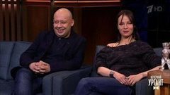 Создатели фильма «Довлатов» Алексей Герман-младший, Елена Окопная и Милан Марич. Вечерний Ургант. Фрагмент выпуска от 27.02.2018