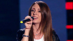 Александра Стрельцова. «Беспечный ангел». Голос-4. Слепое прослушивание. Фрагмент выпуска от 09.10.2015