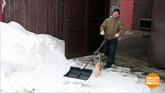 Дмитрий Талабуев и его колесная лопата. Доброе утро. Фрагмент выпуска от 04.03.2019