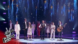 Леонид Агутин и его подопечные — «На сиреневой луне». Концерт «Голос.Дети. 5 лет». Фрагмент выпуска от 27.04.2018