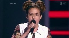 Мария Паротикова. «Вдоль по Питерской». Голос.Дети-3. Слепое прослушивание. Фрагмент выпуска от 25.03.2016