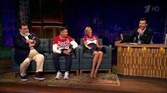 Михаил Куснирович, Татьяна Навка и Алексей Немов. Вечерний Ургант. 634 выпуск от 25.04.2016