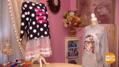 Ольга Никишичева декорирует толстовку. Доброе утро. Фрагмент выпуска от 14.02.2017