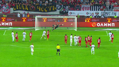 Гол «Локомотива». Фрагмент матча «Спартак» — «Локомотив». Суперкубок России по футболу 2017