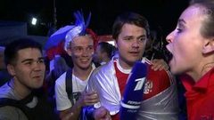 Тысячи болельщиков посмотрели матч сборной России с Египтом в московской фан-зоне на Воробьевых горах