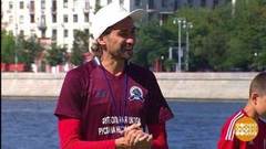 Руслан Нигматуллин и воспитанники его футбольной школы. Доброе утро. Фрагмент выпуска от 06.07.2018