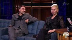 Певцы Дима Билан и Polina. Вечерний Ургант. Фрагмент выпуска от 14.09.2018