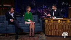 Данила Козловский и Оля Зуева. Вечерний Ургант. 1012 выпуск от 04.10.2018