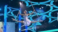 Мария Кожевникова — «Русский танец». Воздушная гимнастика. Без страховки. Фрагмент выпуска от 21.05.2016